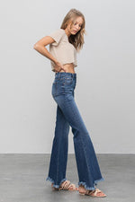 Button-Down Wide Flare Jeans – Retro-Inspired Flair with Modern Comfort - The Elevated Hippie