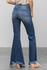 Button-Down Wide Flare Jeans – Retro-Inspired Flair with Modern Comfort - The Elevated Hippie