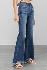 Button-Down Wide Flare Jeans – Retro-Inspired Flair with Modern Comfort - The Elevated Hippie