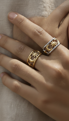 Celestial Bond Ring boho clothing, festival outfit, hippie style apparel | Elevated Hippie