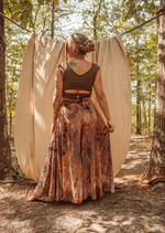 Boho Hand Dyed Palazzo Pants 🌿 Flowy Tie Dye Trousers | Adjustable Waist | Bodhi Style - The Elevated Hippie