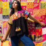 Cotton Kantha Tunic Top - The Elevated Hippie