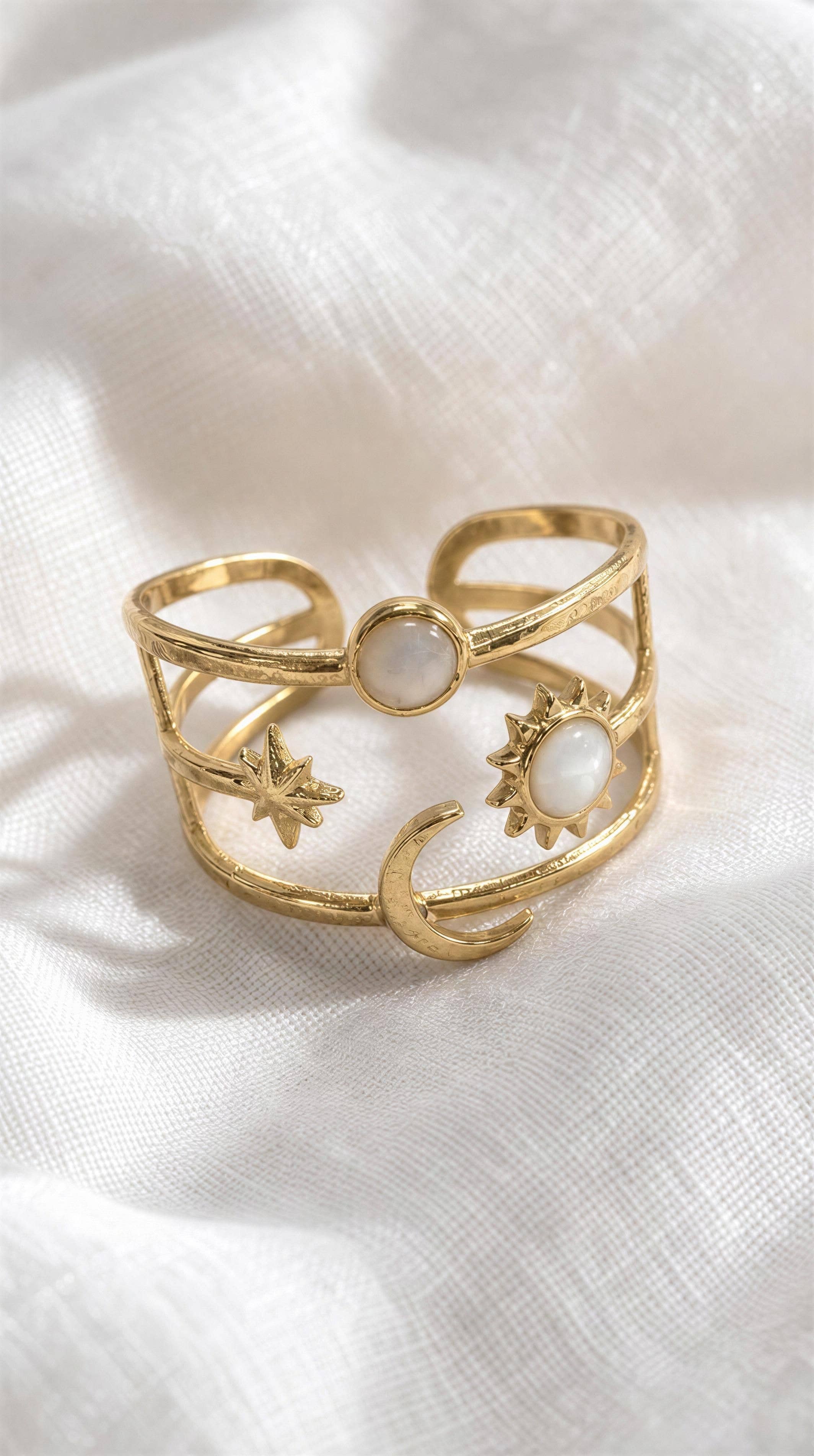 Midnight Cosmos Adjustable Ring boho clothing, festival outfit, hippie style apparel | Elevated Hippie