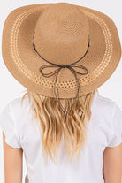 Evil Eye and Multi Design Band Wide Brim Straw Hat boho clothing, festival outfit, hippie style apparel | Elevated Hippie
