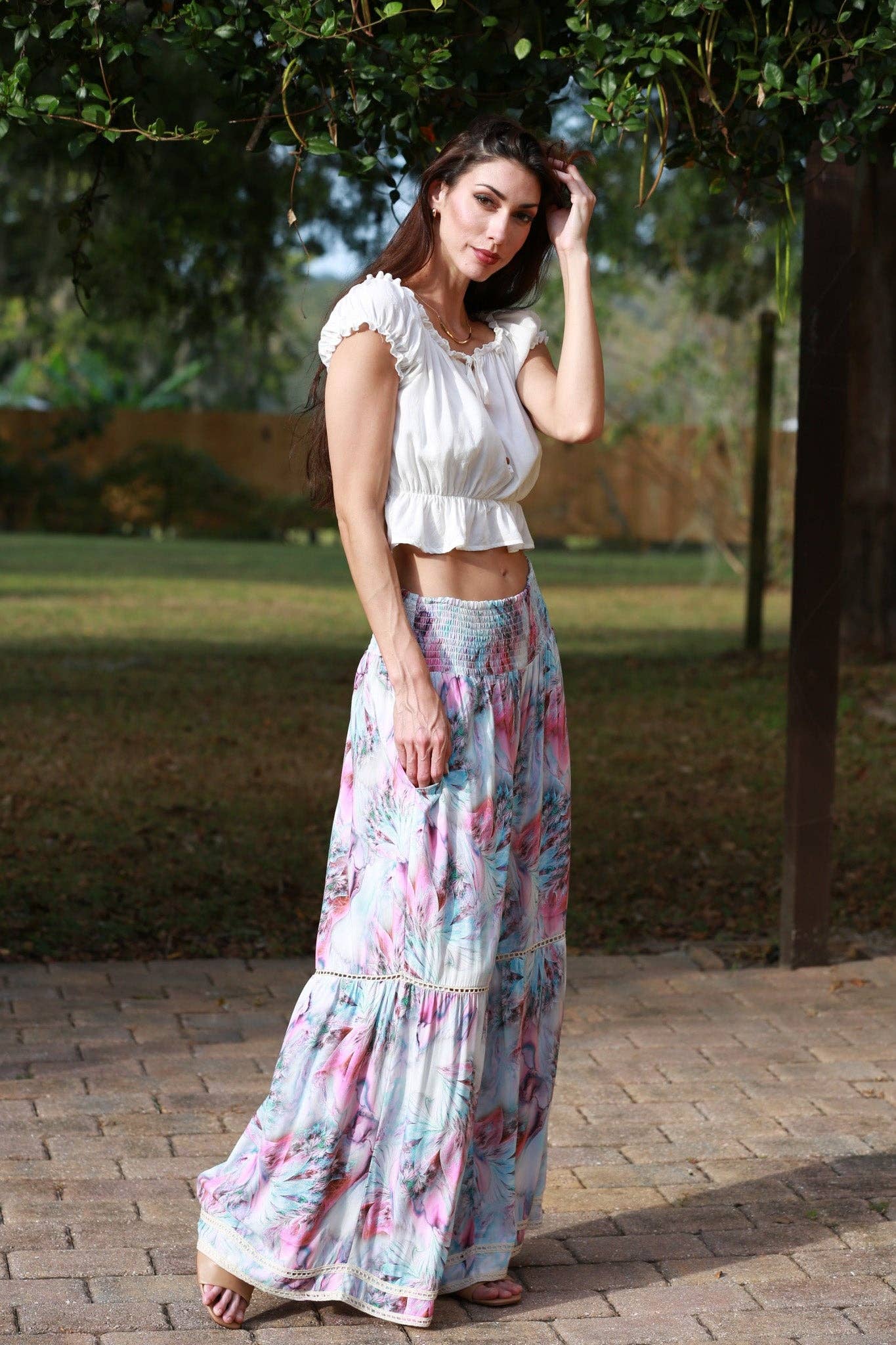 Boho Carnival Flared Pants boho clothing, festival outfit, hippie style apparel | Elevated Hippie