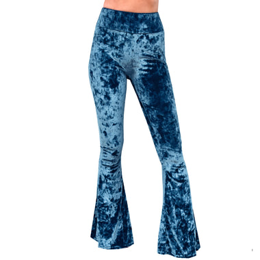 Velvet Bell Bottoms - Indigo - The Elevated Hippie