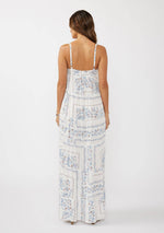 Hi-Lo Spaghetti Strap Patchwork Ruffle Maxi Dress - The Elevated Hippie