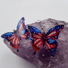 4th of July Butterfly Earrings boho clothing, festival outfit, hippie style apparel | Elevated Hippie