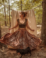 Boho Hand Dyed Palazzo Pants 🌿 Flowy Tie Dye Trousers | Adjustable Waist | Bodhi Style - The Elevated Hippie