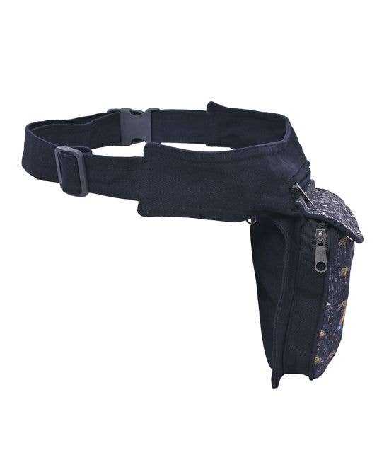 Mushroom Printed Fanny Pack boho clothing, festival outfit, hippie style apparel | Elevated Hippie