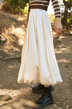 Solid Satin Skirt - The Elevated Hippie