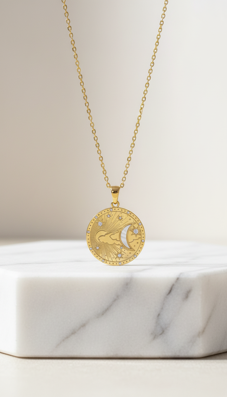 Celestial Bond Necklace boho clothing, festival outfit, hippie style apparel | Elevated Hippie