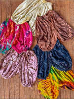 Handmade Kids Tie Dye Festival Pants – Newborn to Youth 14 – Boho Hippie Style - The Elevated Hippie
