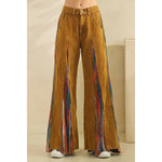 WASHED CORDUROY WIDE LEG PANTS- Relaxed Fit - The Elevated Hippie