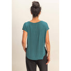Relaxed Dolman Short Sleeve  Round Neck Top boho clothing, festival outfit, hippie style apparel | Elevated Hippie