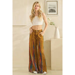 WASHED CORDUROY WIDE LEG PANTS- Relaxed Fit - The Elevated Hippie