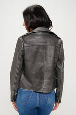 Coalition LA Zip Up Biker Jacket with Belt – Bold, Edgy & Unapologetically Chic - The Elevated Hippie
