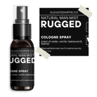 Rugged Natural Man Mist Cologne Spray – Cedar, Vanilla, Teakwood & Leather boho clothing, festival outfit, hippie style apparel | Elevated Hippie