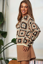Crochet Patchwork Sweater – Cozy Up with Color & Craft - The Elevated Hippie