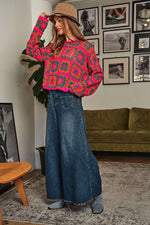 Crochet Patchwork Sweater – Cozy Up with Color & Craft - The Elevated Hippie