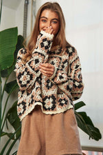 Crochet Patchwork Sweater – Cozy Up with Color & Craft - The Elevated Hippie