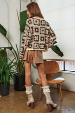 Crochet Patchwork Sweater – Cozy Up with Color & Craft - The Elevated Hippie
