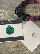 "Cute but Psycho" Metal Pet Tag - The Elevated Hippie