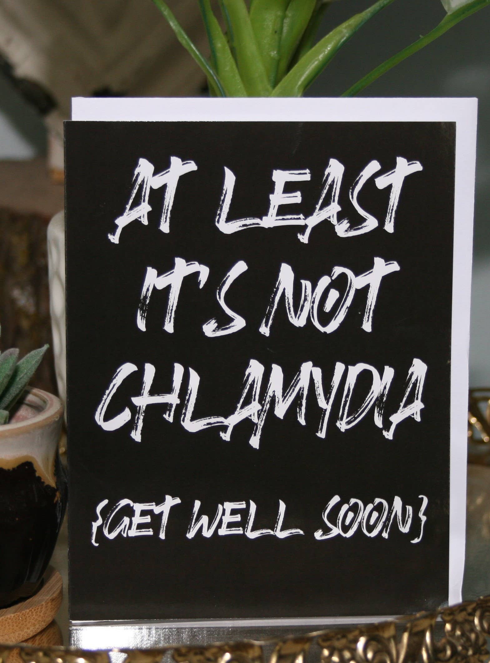 Not Chlamydia Greeting Card - The Elevated Hippie