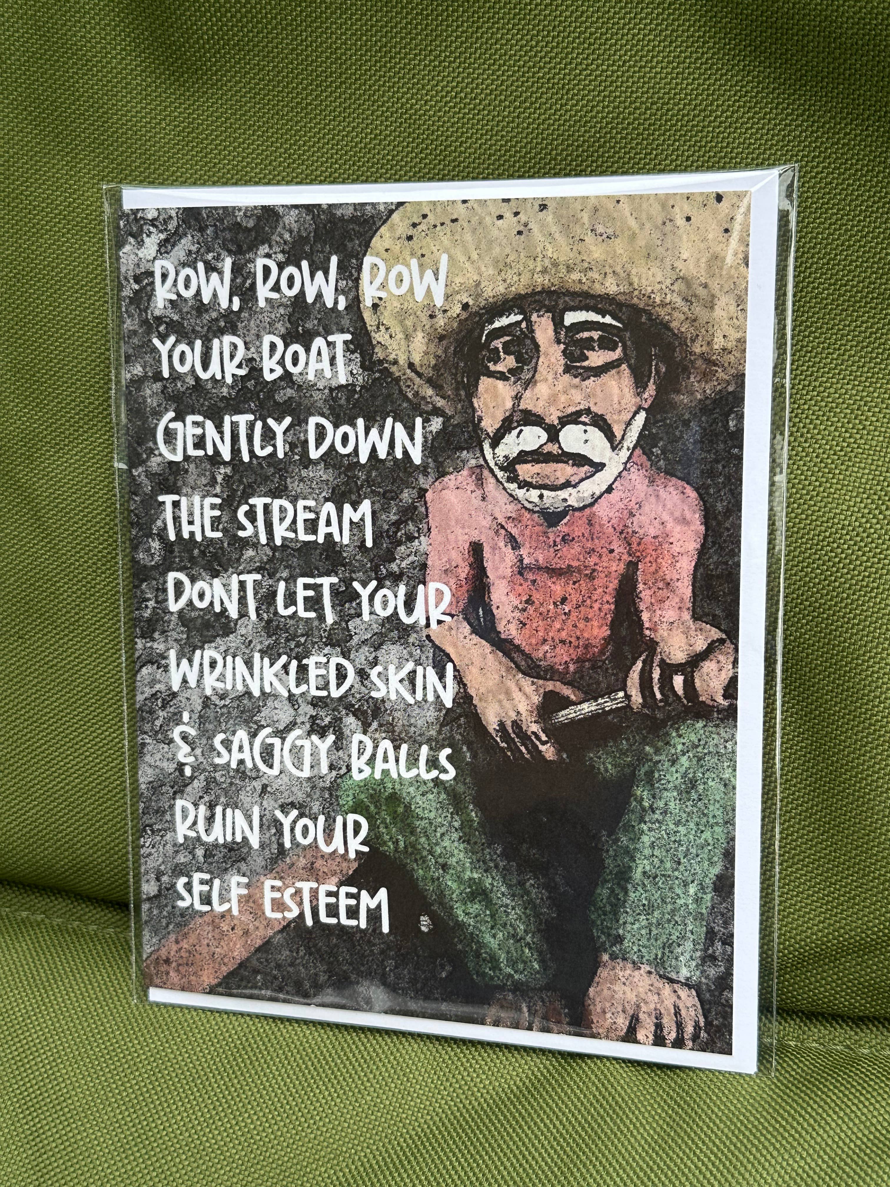 Row Row Row your Boat Greeting Card - The Elevated Hippie
