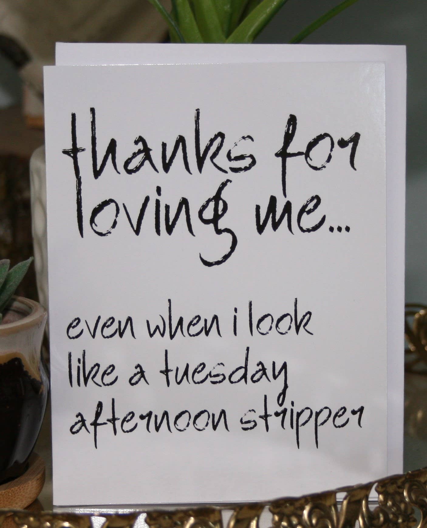 Tuesday Stripper Greeting Card - The Elevated Hippie