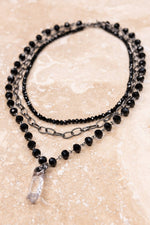 Abbie Necklace in Black - The Elevated Hippie