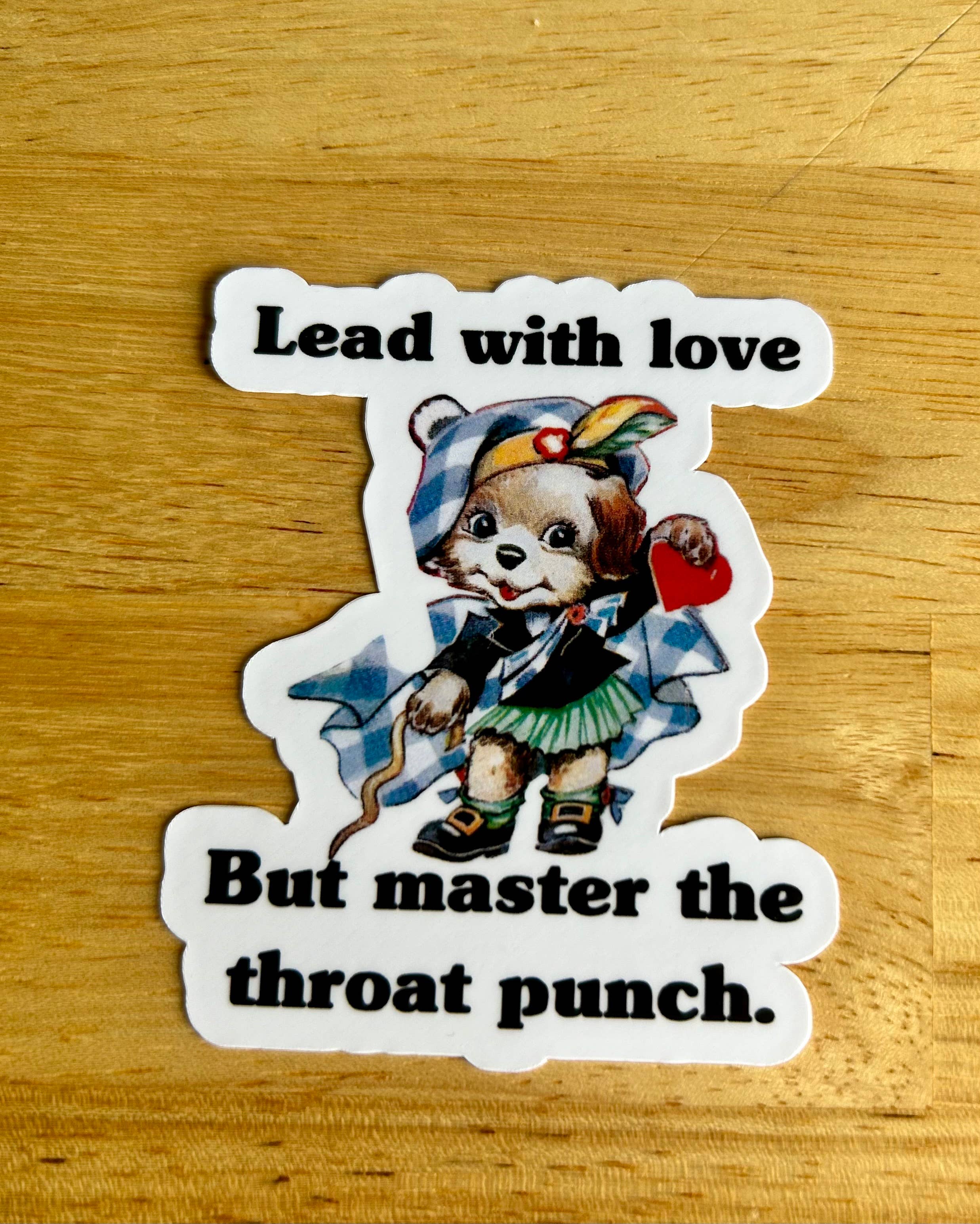 "Lead with Love, but Master the Throat Punch" boho clothing, festival outfit, hippie style apparel | Elevated Hippie