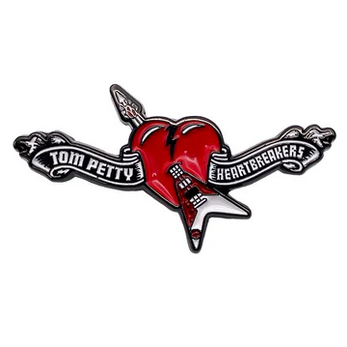 Tom Petty and the Heartbreakers Modern Logo Lapel Pin boho clothing, festival outfit, hippie style apparel | Elevated Hippie