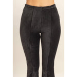 Striped Velour High-Rise Pants - The Elevated Hippie