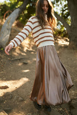 Solid Satin Skirt - The Elevated Hippie