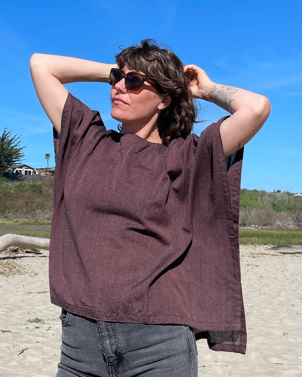 Solid Cotton Box Top boho clothing, festival outfit, hippie style apparel | Elevated Hippie