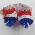 Patriotic Fringe Earrings - July 4th boho clothing, festival outfit, hippie style apparel | Elevated Hippie