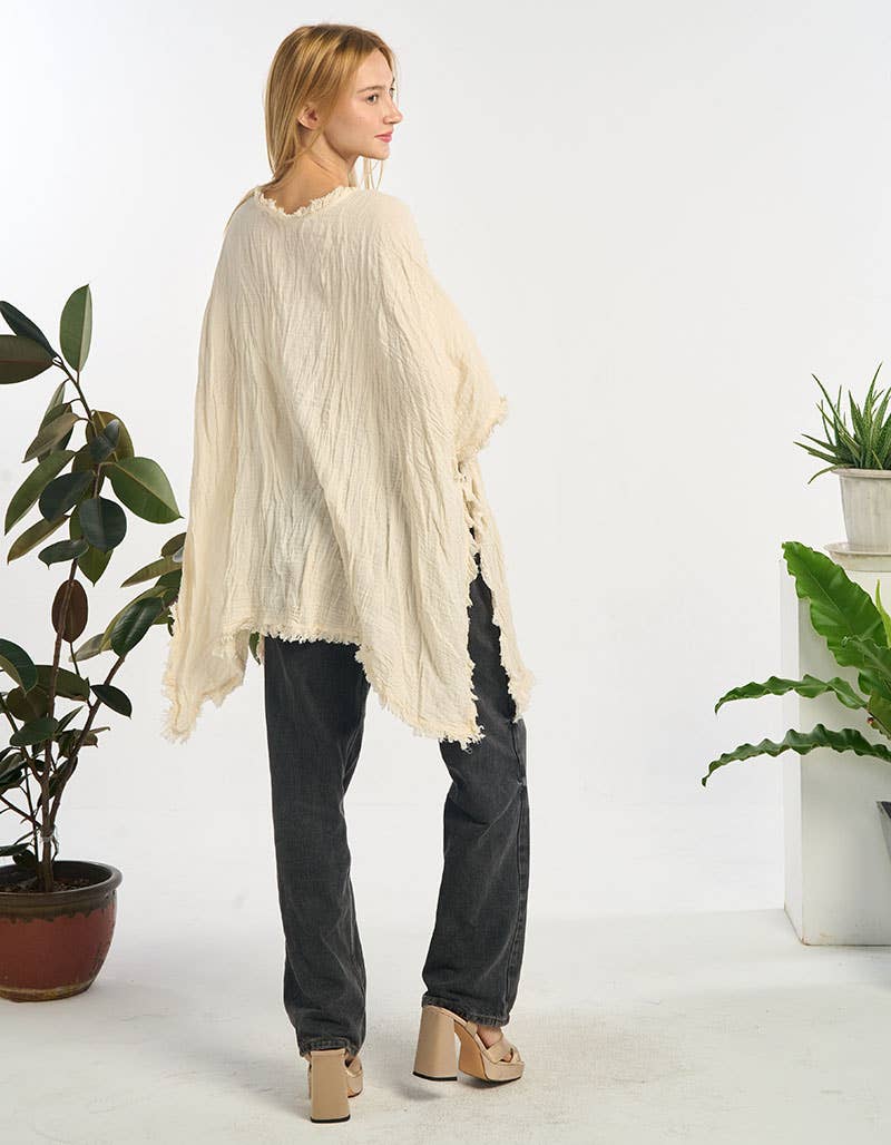 COTTON CARDIGAN (TH-1943) boho clothing, festival outfit, hippie style apparel | Elevated Hippie