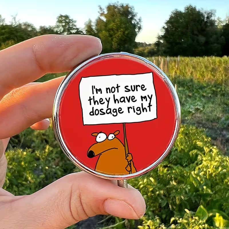 [3-Compartment Pill Box] 3-Compartment Mini Pill Box | Portable Medicine Organizer For Travel, Pocket & Purse boho clothing, festival outfit, hippie style apparel | Elevated Hippie