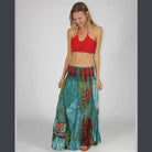 Psychedelic Stitch Maxi Skirt boho clothing, festival outfit, hippie style apparel | Elevated Hippie