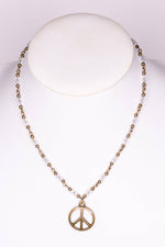 Peace Necklace - The Elevated Hippie