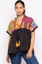 Cotton Kantha Tunic Top - The Elevated Hippie
