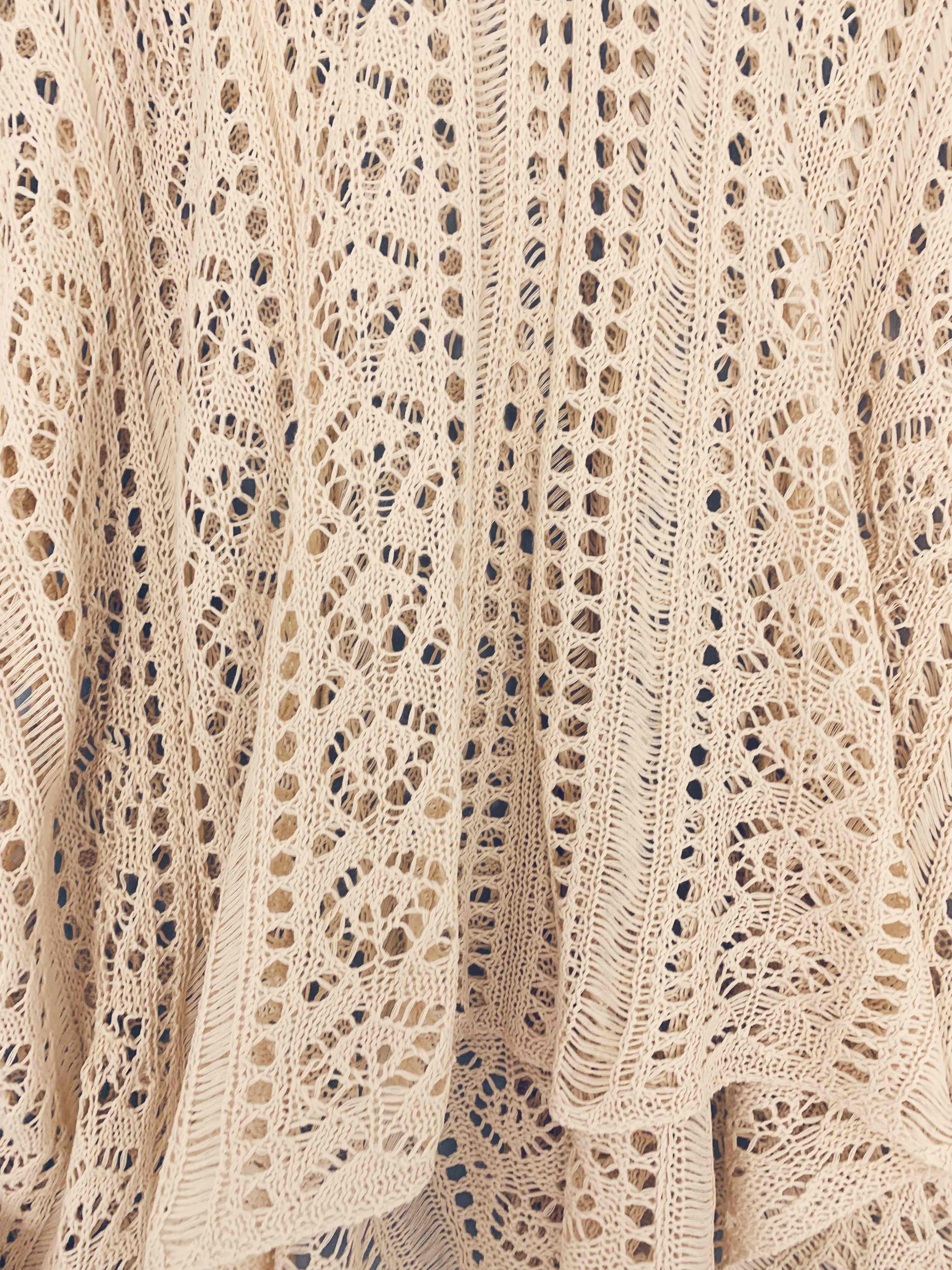 Tassel Detailed Crochet Tunic Cover Up – Boho Beach Kaftan boho clothing, festival outfit, hippie style apparel | Elevated Hippie