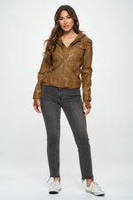 Coalition LA Double Zip Hooded Long Sleeve Jacket - The Elevated Hippie