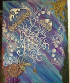 Tapestry / Hidden Stealy / Jellyfish Art / Steal Your Face Art / Festival Tapestry - The Elevated Hippie