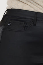 EXTENDED  High Rise Coated Ankle Skinny Jeans- Kan Can USA - The Elevated Hippie