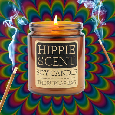 Hippie Scent - Soy Candle 9oz - The Elevated Hippie