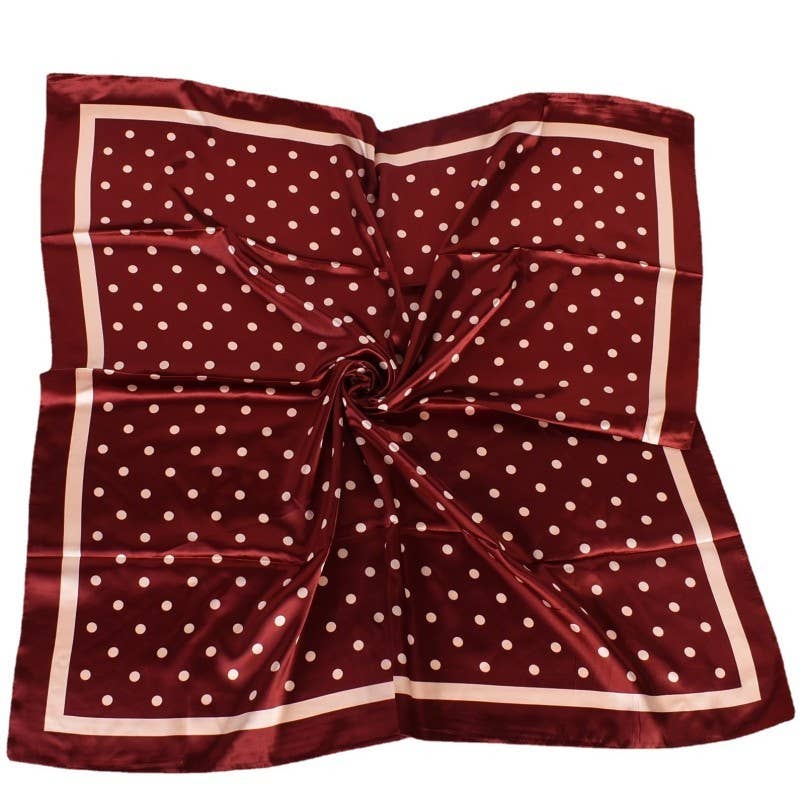 LARGE POLKA DOT PRINT BANDANA SCARF | 40SC694 boho clothing, festival outfit, hippie style apparel | Elevated Hippie