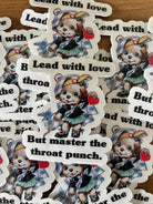 "Lead with Love, but Master the Throat Punch" boho clothing, festival outfit, hippie style apparel | Elevated Hippie