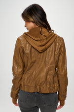 Coalition LA Double Zip Hooded Long Sleeve Jacket - The Elevated Hippie
